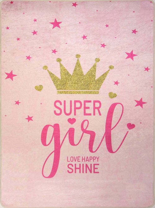 Tapis Enfant SUPER GIRLS - Kiabi
