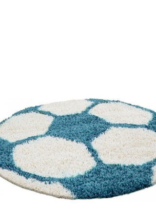 Tapis enfant tapis rond Ø 120cm SHAGGY FOOT Autre OEKO TEX idéal pour Salon