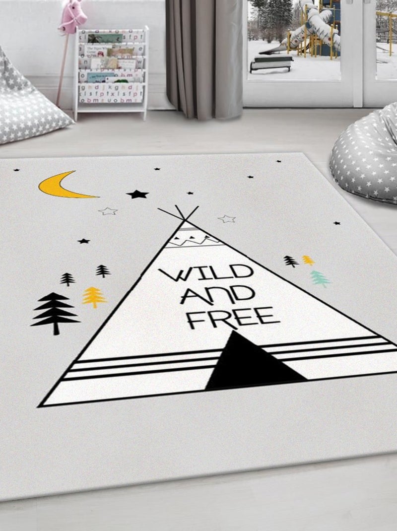 Tapis Enfant TIPI Gris - Kiabi