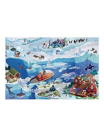 Tapis enfant tissé BANQUISE