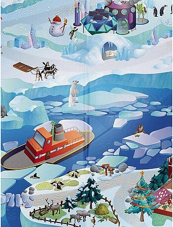 Tapis enfant tissé BANQUISE