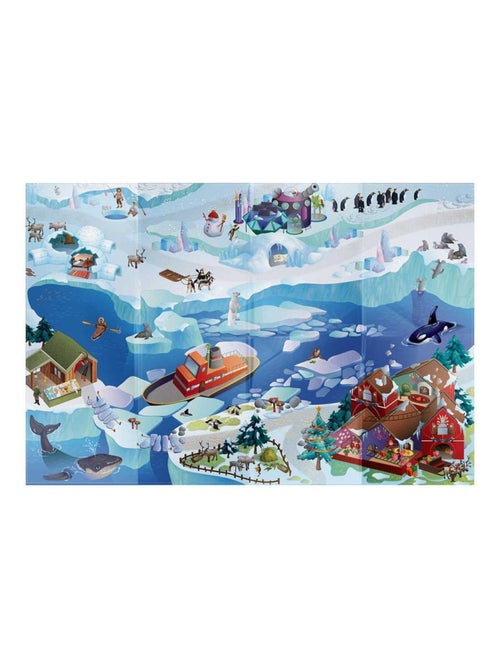 Tapis enfant tissé BANQUISE - Kiabi