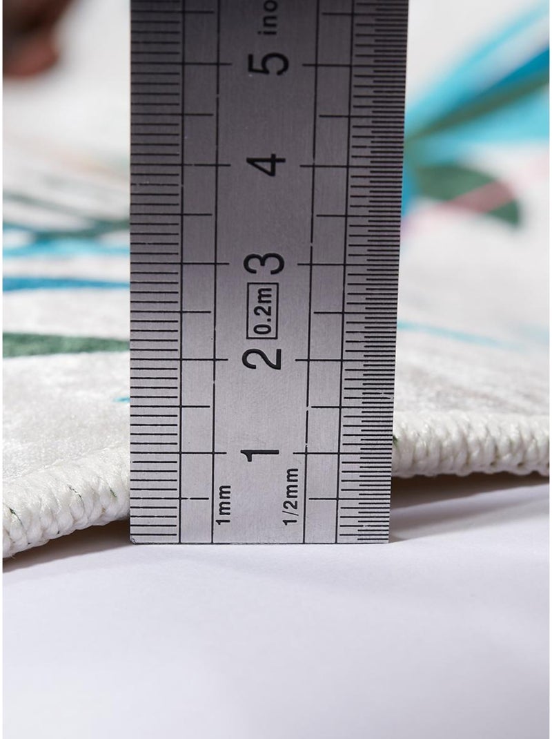 Tapis enfant tissé CACTUS Ecru - Kiabi