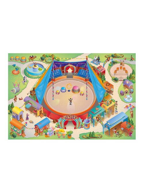 Tapis enfant tissé CIRQUE - Kiabi