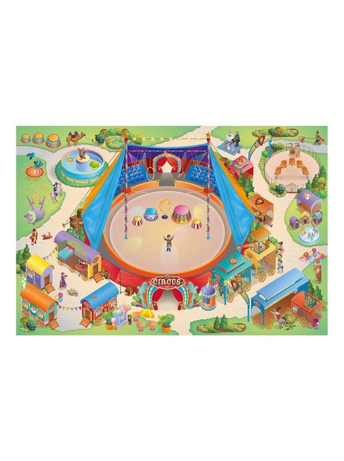 Tapis enfant tissé CIRQUE - Kiabi