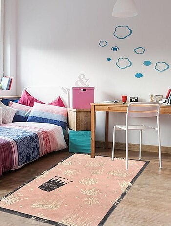Tapis enfant tissé CROWN