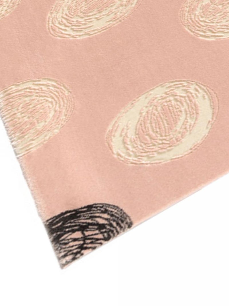 Tapis enfant tissé DOT Rose - Kiabi