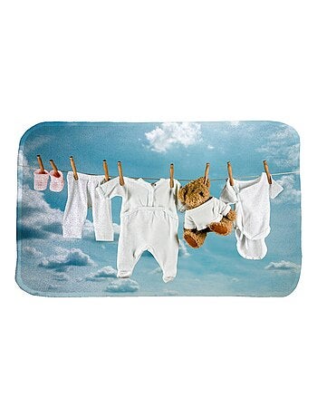 Tapis enfant tissé DOUX LIN