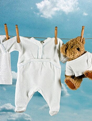 Tapis enfant tissé DOUX LIN