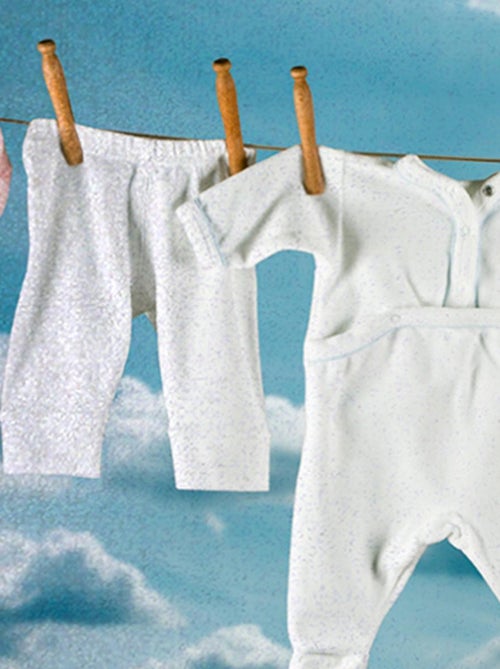Tapis enfant tissé DOUX LIN - Kiabi