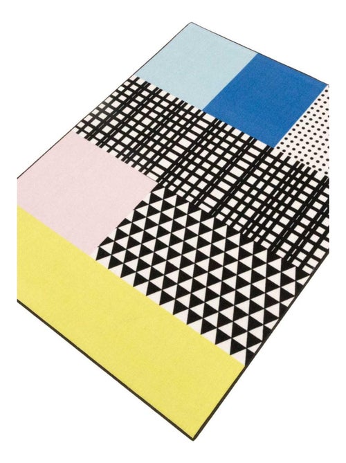 Tapis enfant tissé GRID - Kiabi