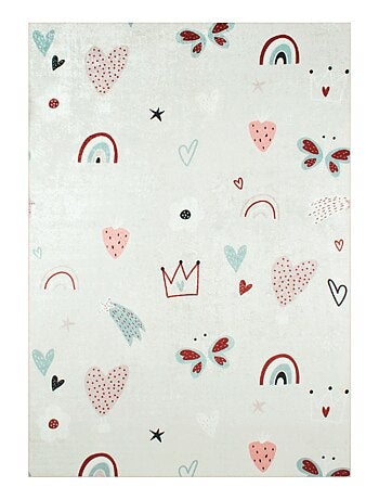 Tapis enfant tissé HEUREUX