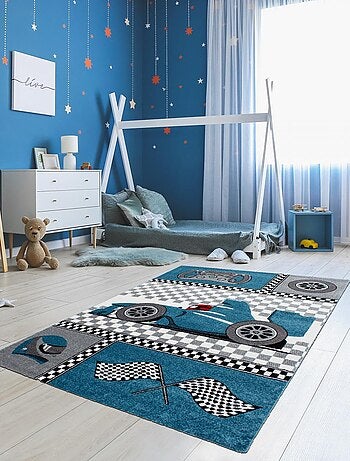 Tapis enfant tissé KID RACE