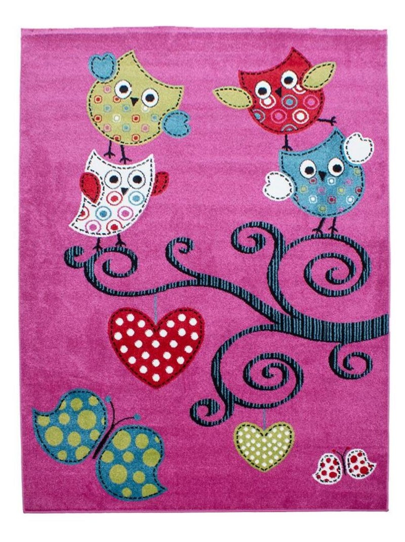 Tapis enfant tissé KID'S Violet - Kiabi