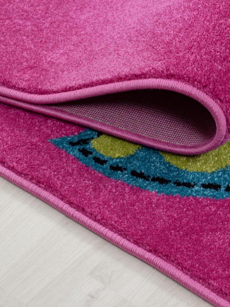 Tapis enfant tissé KID'S Violet - Kiabi