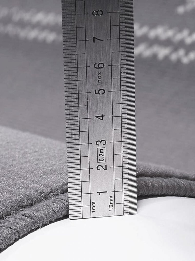 Tapis enfant tissé LYN1 1ST START Gris - Kiabi