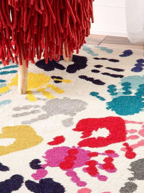 Tapis enfant tissé LYN6 HANDI - Kiabi