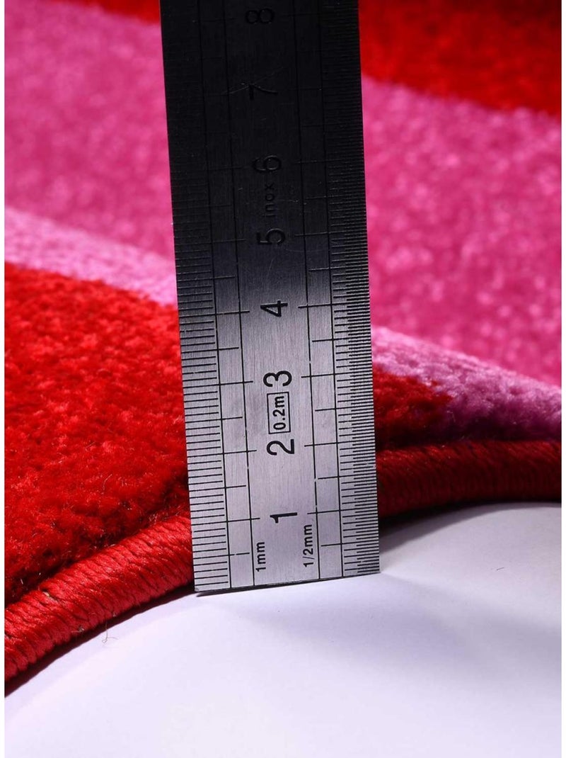 Tapis enfant tissé LYN8 NELMA Rose - Kiabi