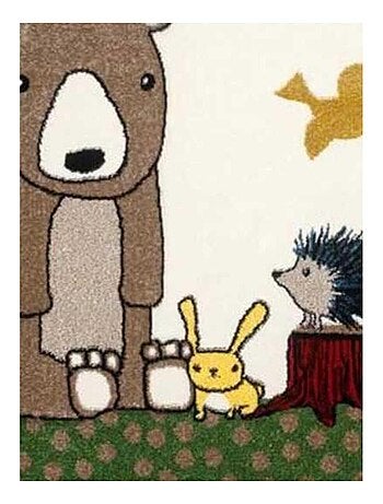 Tapis enfant tissé LYN8 PHOTO DE FORET