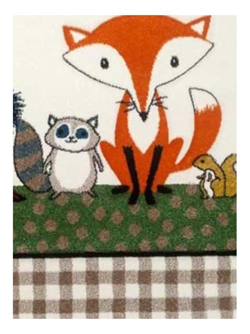 Tapis enfant tissé LYN8 PHOTO DE FORET - Kiabi