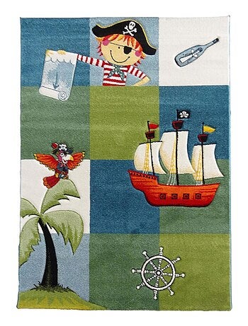 Tapis enfant tissé LYN8 PIRATE