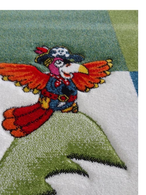 Tapis enfant tissé LYN8 PIRATE - Kiabi