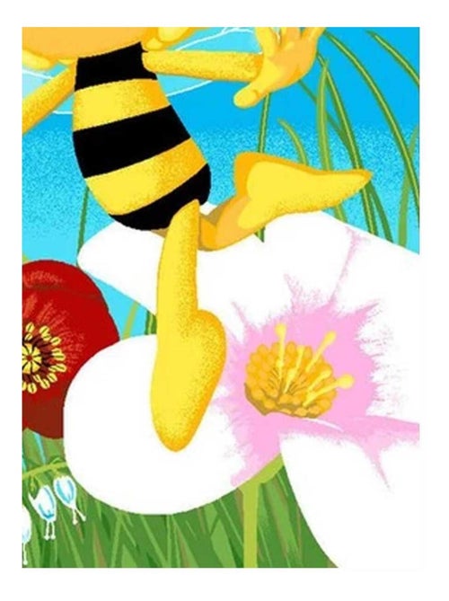Tapis enfant tissé MAYA ABEILLE A - Kiabi