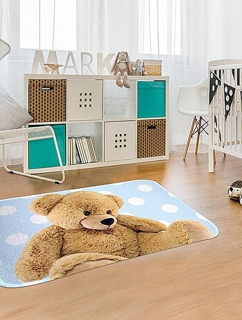 Tapis enfant tissé motif animaux DOUX TED