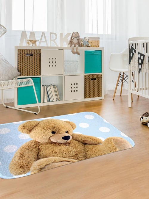 Tapis enfant tissé motif animaux DOUX TED - Kiabi