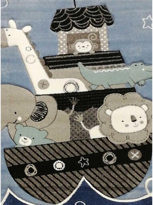 Tapis enfant tissé motif animaux ETELDA - Kiabi