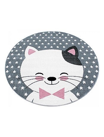 Tapis enfant tissé motif animaux KID CHAT