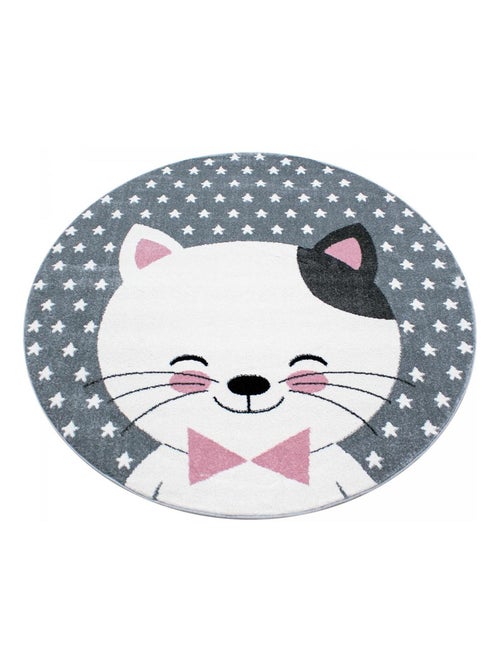 Tapis enfant tissé motif animaux KID CHAT - Kiabi