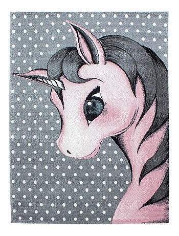 Tapis enfant tissé motif animaux KID DREAM