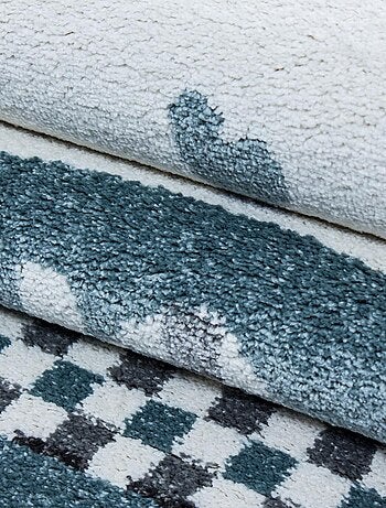 Tapis enfant tissé motif animaux KID RAIN