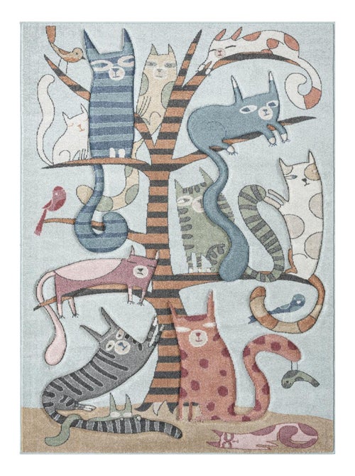 Tapis enfant tissé motif animaux KIDCHIC - Kiabi Tapis enfant tissé motif animaux KIDCHIC - Kiabi