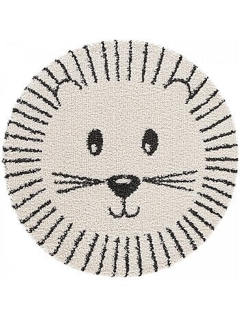 Tapis enfant tissé motif animaux LION