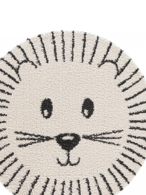 Tapis enfant tissé motif animaux LION - Kiabi