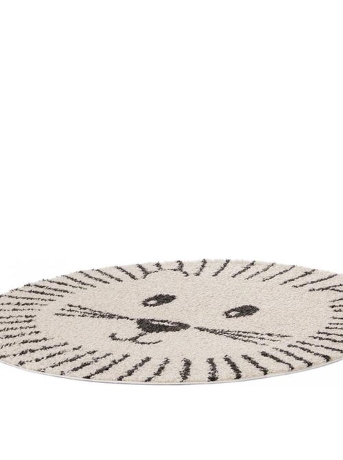 Tapis enfant tissé motif animaux LION - Kiabi