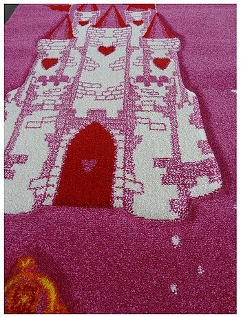 Tapis enfant tissé motif animaux LYN8 CHATOLI