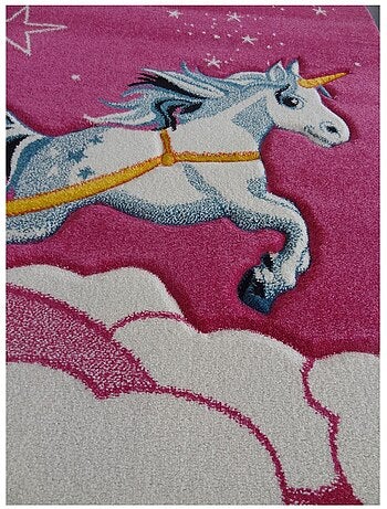 Tapis enfant tissé motif animaux LYN8 CHATOLI