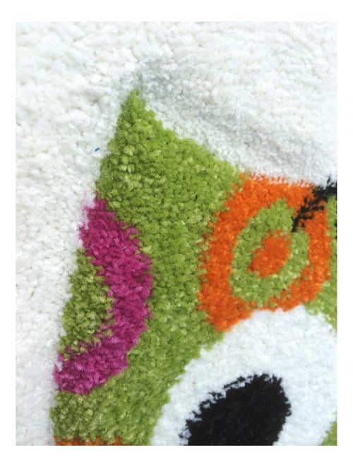 Tapis enfant tissé motif animaux LYN8 CHOUETTE - Kiabi