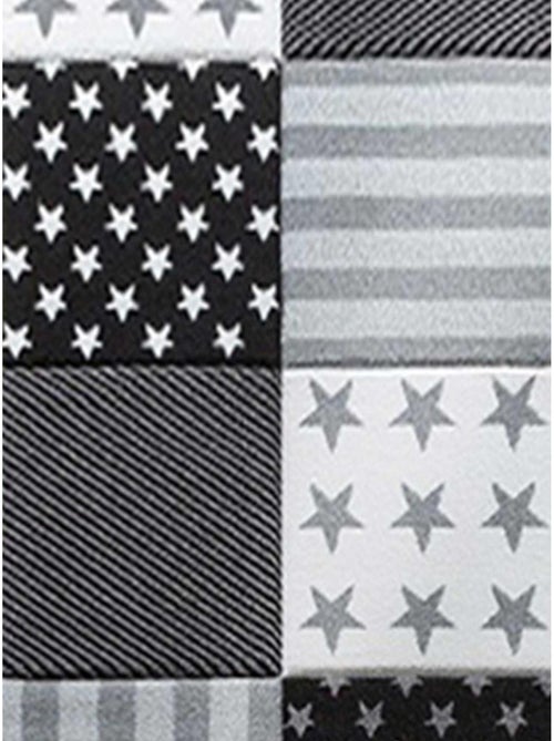 Tapis enfant tissé motif géométrique LYN8 FLAG START - Kiabi Tapis enfant tissé motif géométrique LYN8 FLAG START - Kiabi