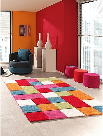 Tapis enfant tissé motif voiture LYN8 KIDCAR