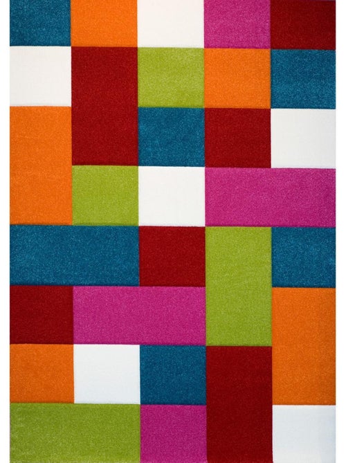 Tapis enfant tissé motif voiture LYN8 KIDCAR - Kiabi