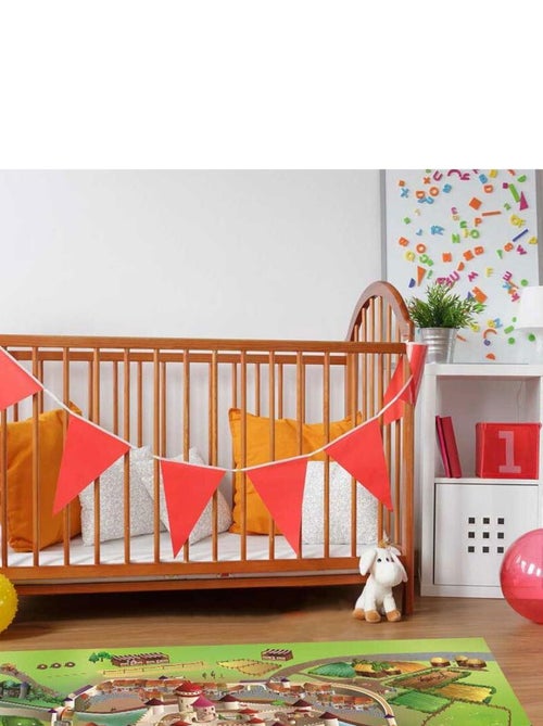 Tapis enfant tissé MOYEN-AGE - Kiabi
