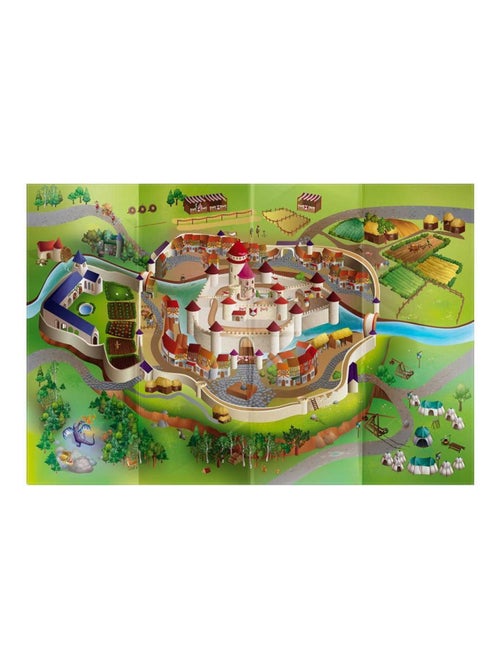 Tapis enfant tissé NAPPE MOYEN-AGE - Kiabi