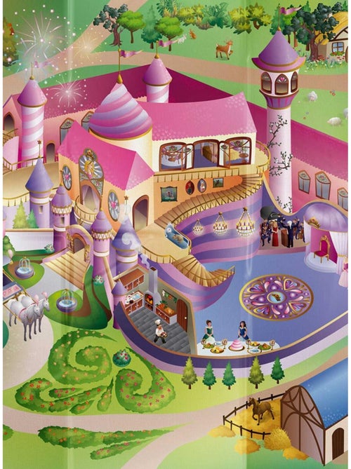 Tapis enfant tissé NAPPE PRINCESS - Kiabi