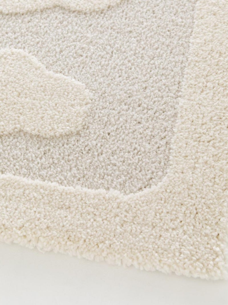 Tapis enfant tissé RIVIERA 3 Ecru - Kiabi