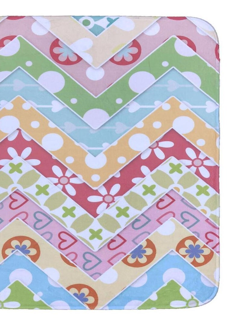 Tapis enfant tissé SCAND Multicolore - Kiabi