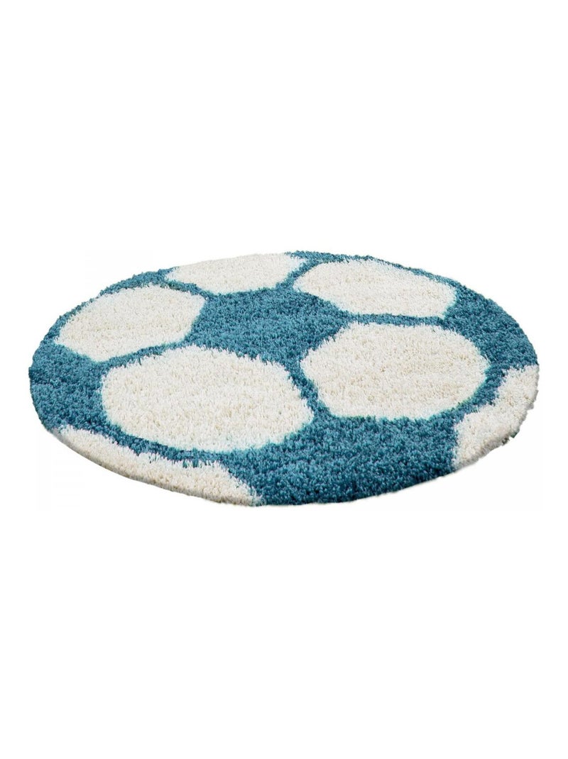 Tapis enfant tissé SHAGGY FOOT Multicolore - Kiabi